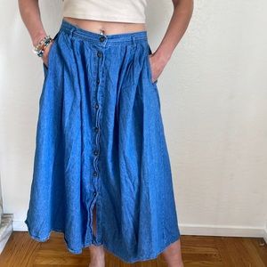 Dockers by Levi’s midi/maxi denim skirt